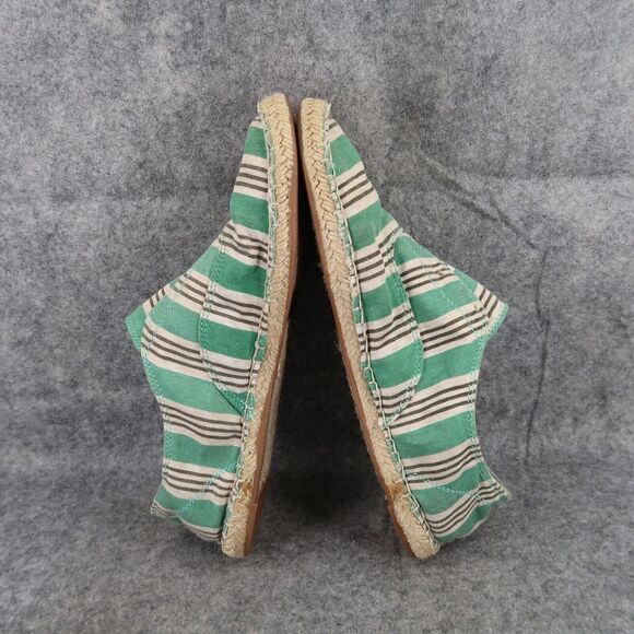 Splendid Shoes Womens 8.5 Sneaker Slip On Flats Loafer Espadrille Striped Fabric - Picture 8 of 12